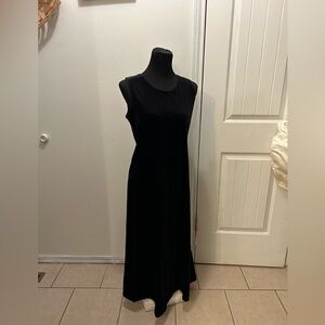 62 VTG dFrank velvet Maxi Dress size medium